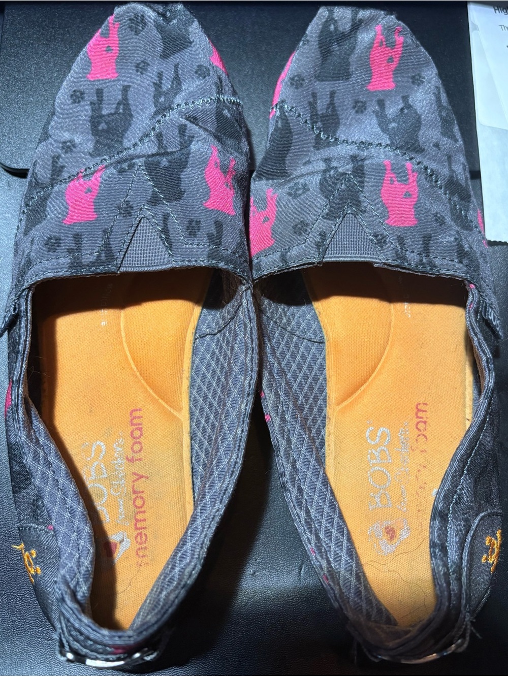 BOBS from Skechers women’s size 8 slip on shoes pugs
